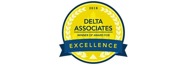 Logo for Delta Associates Excellence Award.